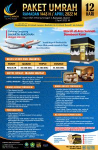 Paket umroh ramadhan 2022