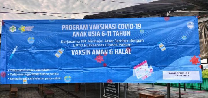 Vaksinasi Anak PP. Minhajul Atsar