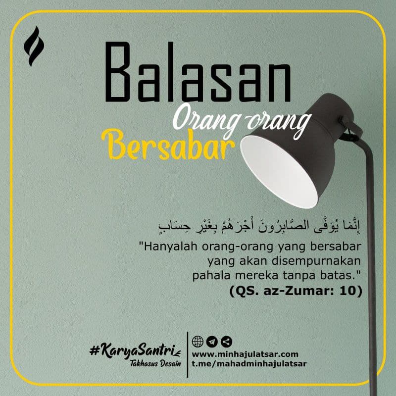 Balasan Orang-orang Yang Bersabar