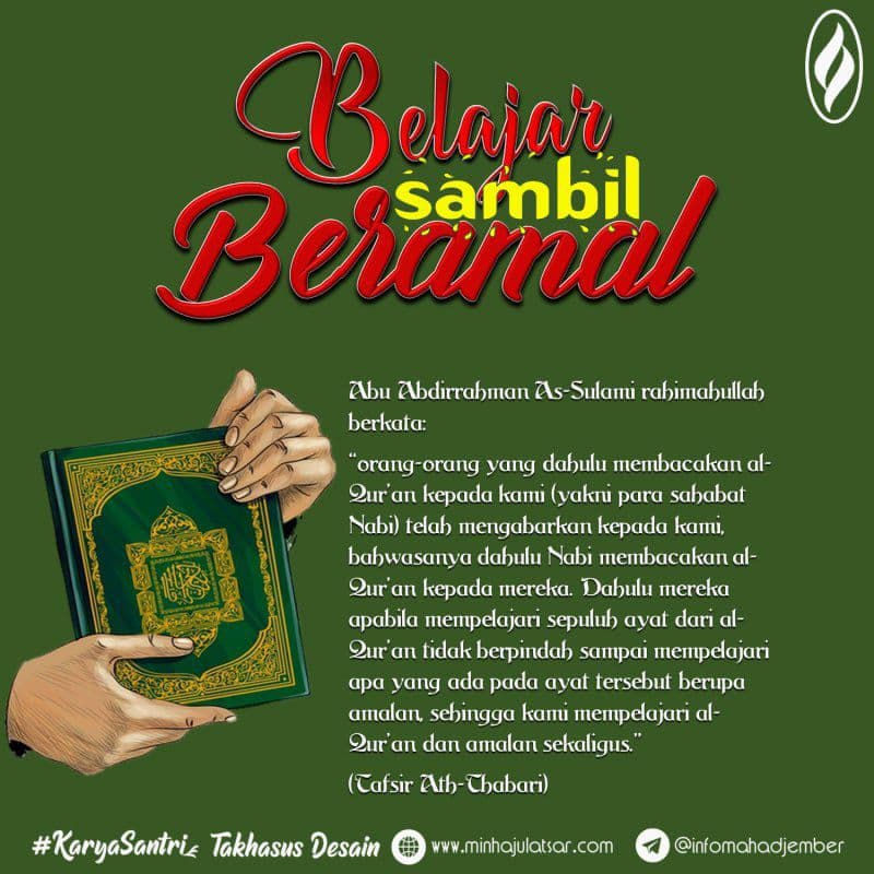 Belajar Sambil Beramal