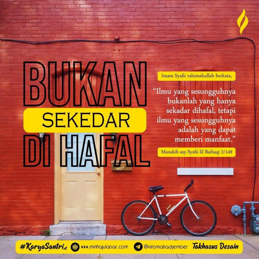 Bukan Sekedar dihapal