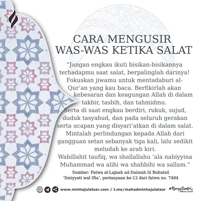 Cara Mengusir Was-was Ketika Salat