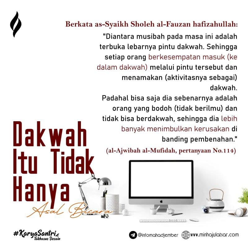 Dakwah Itu Tidak Hanya Asal Bicara