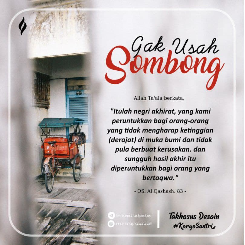 Gak Usah Sombong