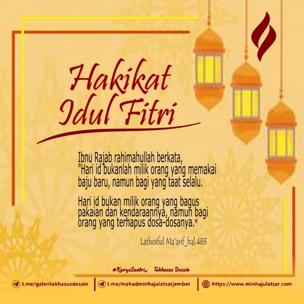 Hakikat Idul Fitri