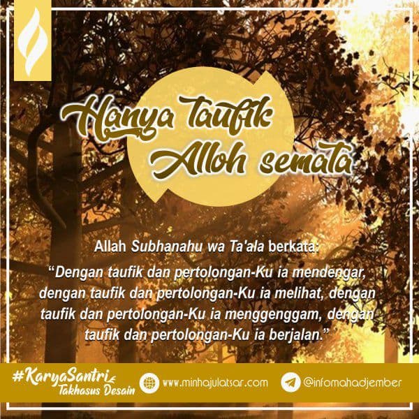 Hanya Taufik Allah Semata