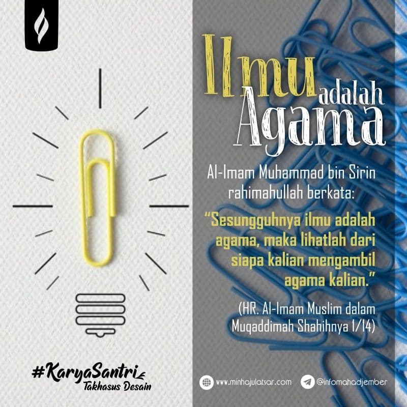 Ilmu Adalah Agama