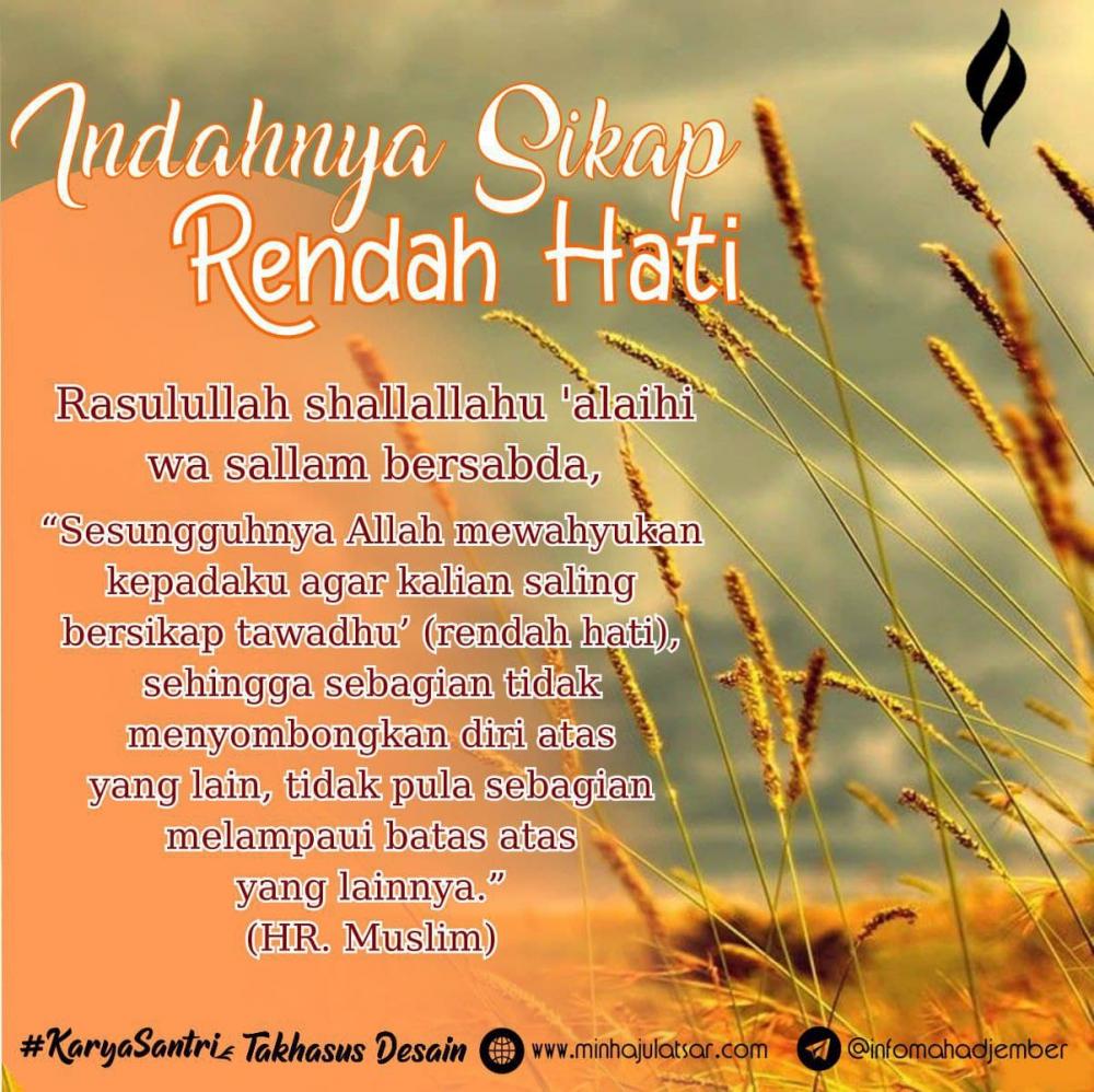 Indahnya Sikap Rendah Hati