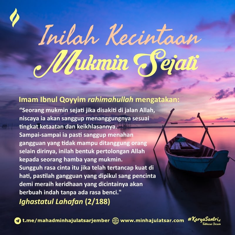 Inilah Kecintaan Mukmin Sejati