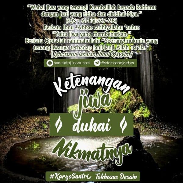 Ketenangan Jiwa Duhai Nikmatnya